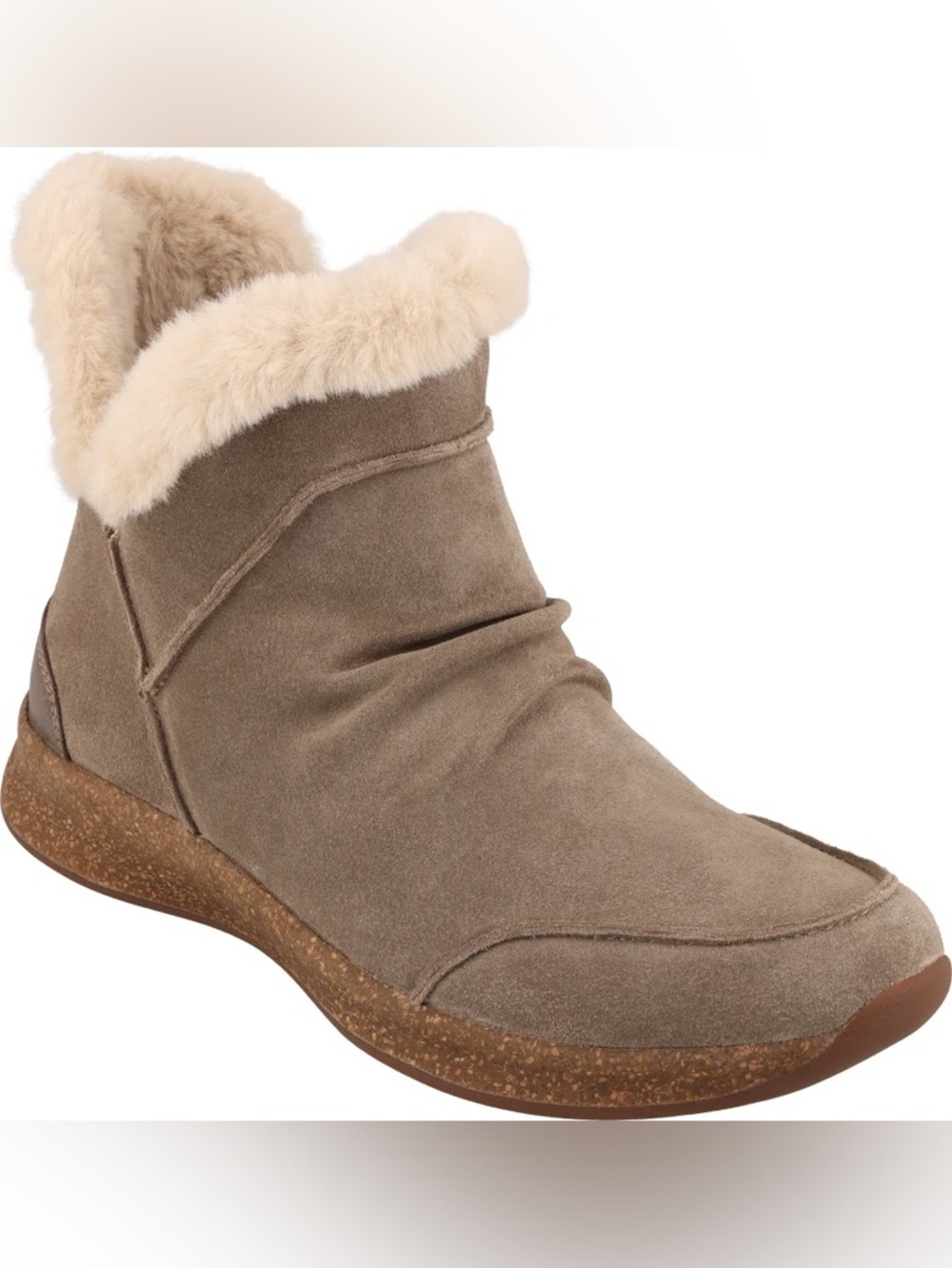 Taos Future Mid Suede Boots - Size 9 - Dark Taupe